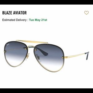 Authentic Ray Ban Aviator Blaze
